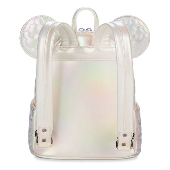 Disney Mickey Mouse Icon Quilted Iridescent Loungefly Mini Backpack main image 4